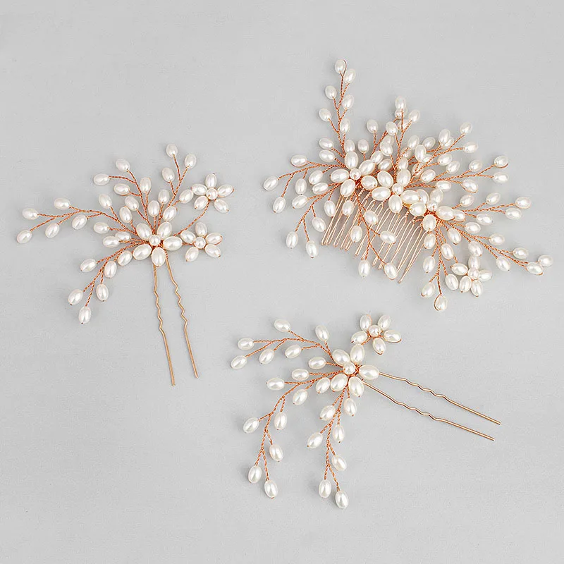Свадебная Заколка гребень для волос с жемчугом и жемчугом|bridal headpiece|hair pin setwedding hair