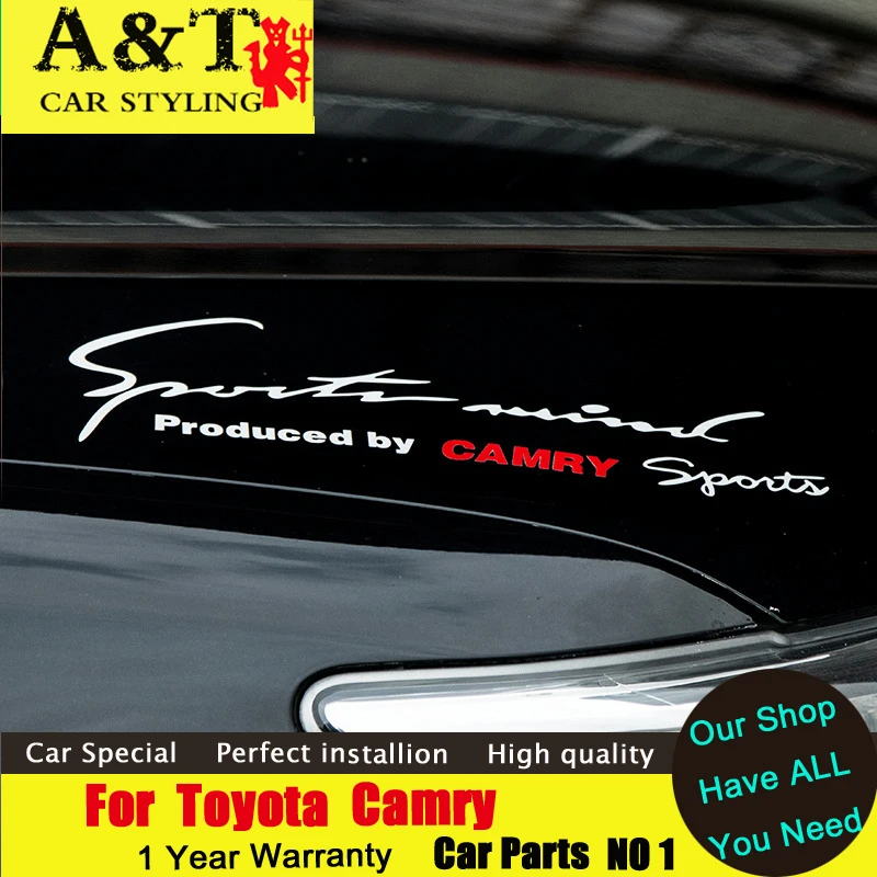 &amp T Для Toyota Camry Свет бровь пасты стайлинга автомобилей 2015 2016 Фар автомобиля