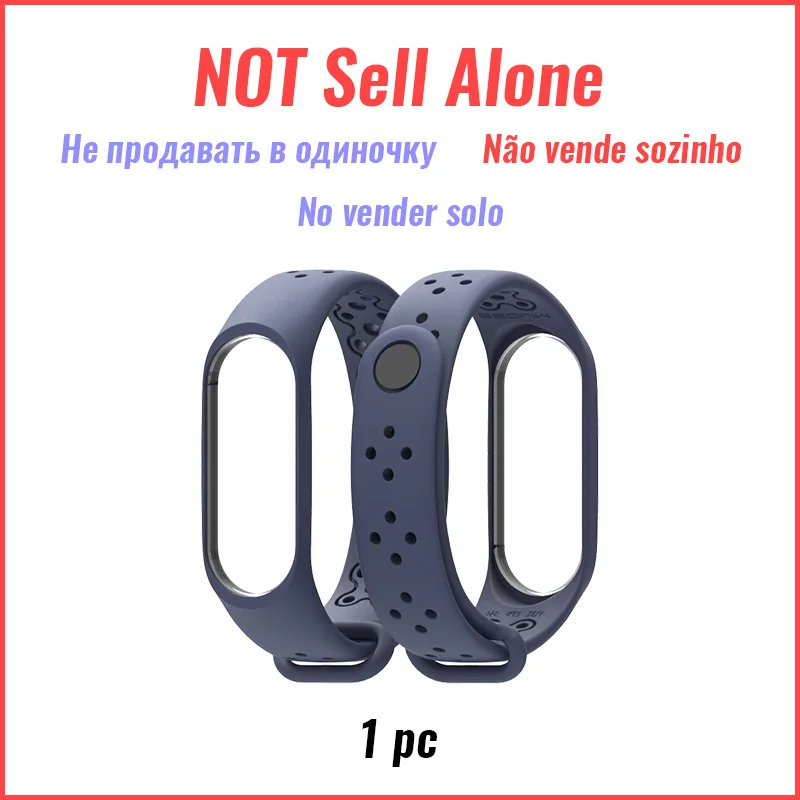 Порус ремень для Xiaomi mi группа 4/3 mi Band-3/4 Мульти-Цвет дополнительный спортивная лента текстура простой лёгкий мягкие удобные плотно закрывается