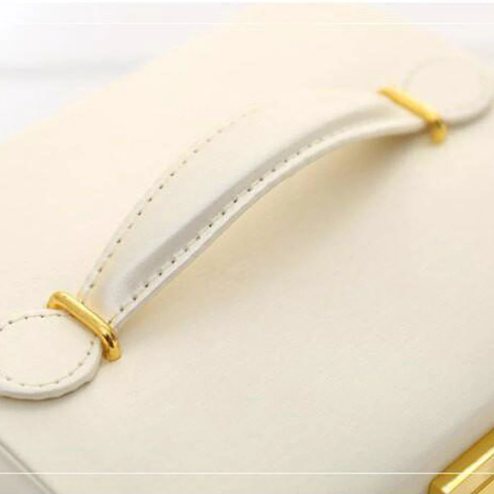 Трехслойная коробка для хранения PU девушка подарок туалетный столик ручная