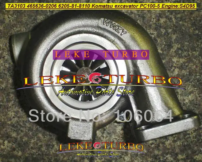 Турбокомпрессор TA3103 465636 0206 6205 81 8110 6205818110 для экскаватора Komatsu PC100 5 PC120 S4D95|turbocharger| |