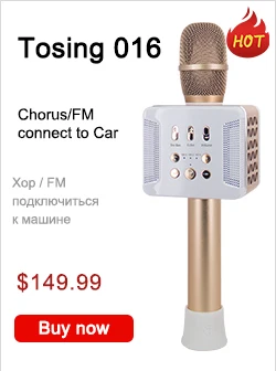 Самый популярный профессиональный bluetooth ручной беспроводной караоке микрофон для сотового телефона/ТВ пения Поддержка TF карты
