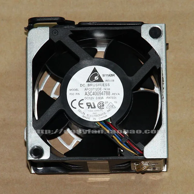 Вентилятор охлаждения сервера Delta Electronics AFC0712DE 7K1M DC 12 В 0.83A 70x70x38 мм