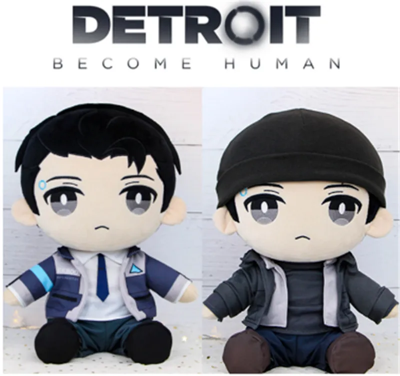 Детройт: стать человеком DBH Коннор RK800 плюшевая набивная подушка игрушка наряд