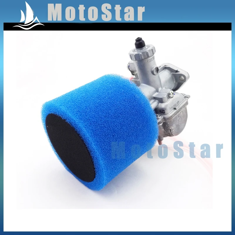 Карбюратор VM22 Carb 26 мм Mikuni + синий воздушный фильтр для двигателя 110cc 125cc 140cc Lifan XR50