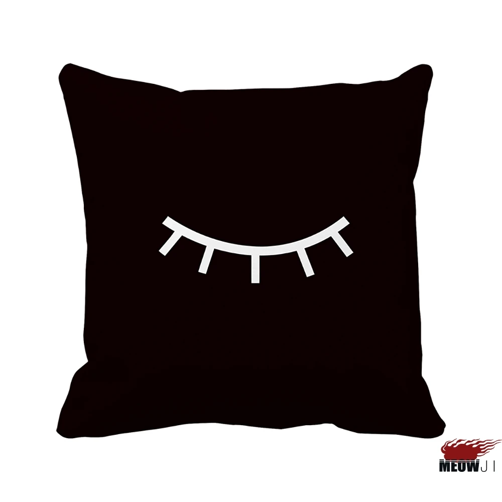 [MIAOJI] &ltЦитата&gt черно белая Абстрактная Музыка многоразовый чехол для подушки