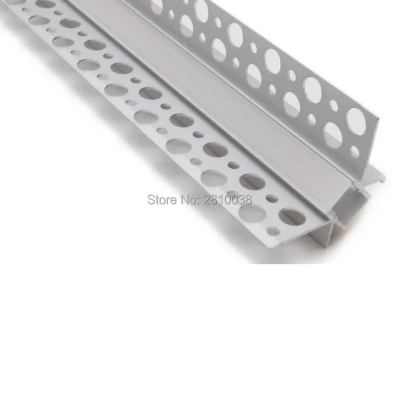 10 шт./партия угловая Светодиодная лента алюминиевый профиль и внутренний угловой