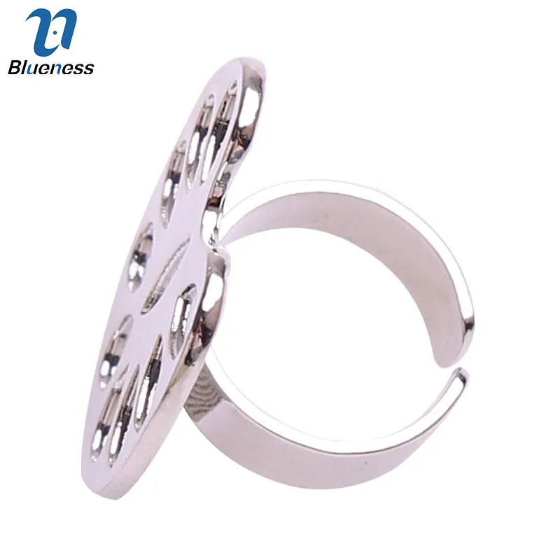 Blueness 1 шт. палитра из нержавеющей стали для дизайна ногтей бесплатно ручная