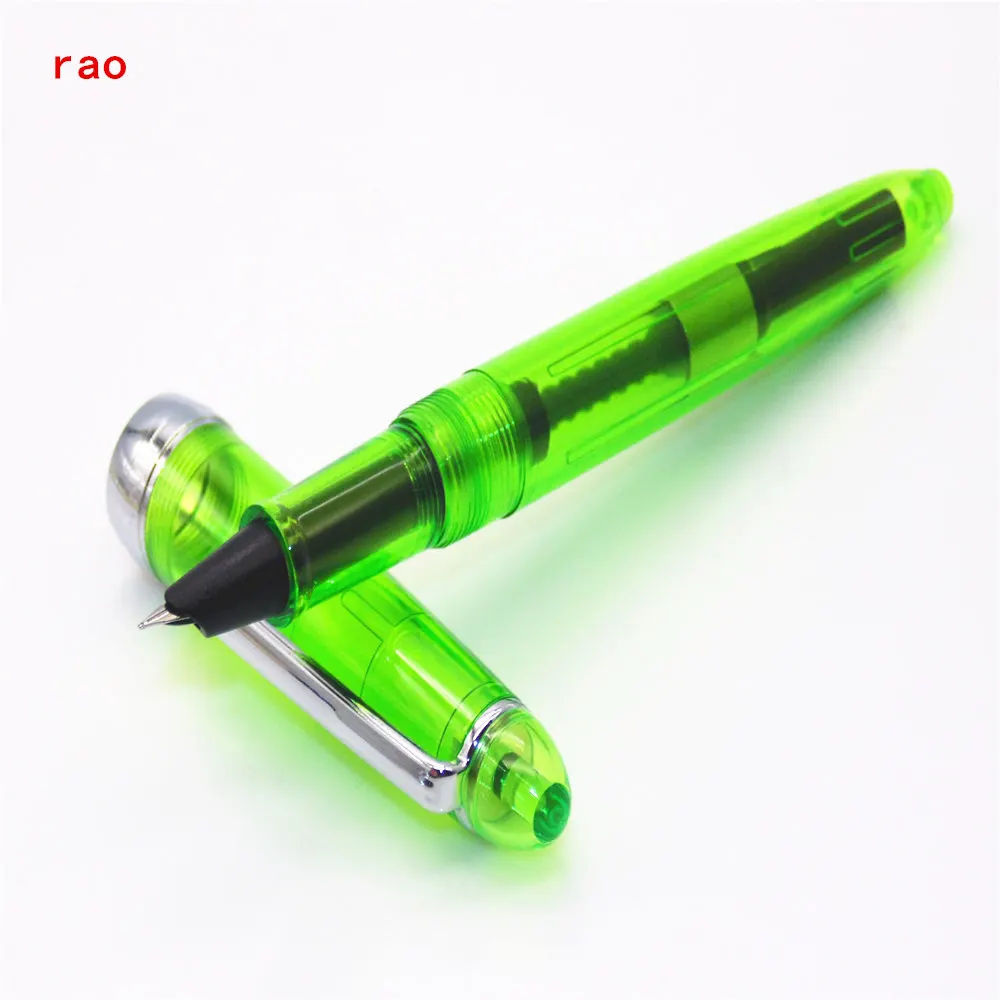 Jinhao 992, различные 12 цветов, спиральные круглые интерфейсные типы, Офисная Студенческая перьевая ручка, Новинка - Цвет: T green A
