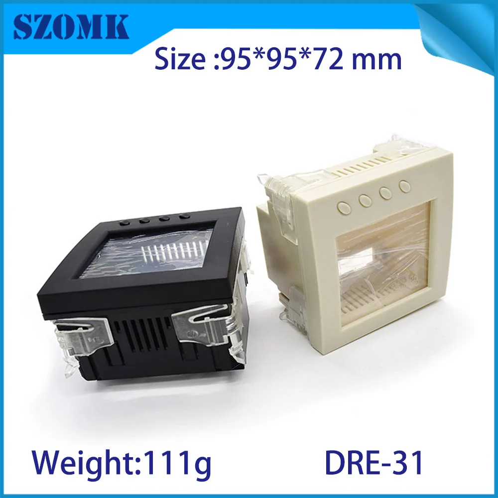 Чехол szomk meter 95*95*72 мм 10 шт. высококачественные черные пластиковые корпуса для