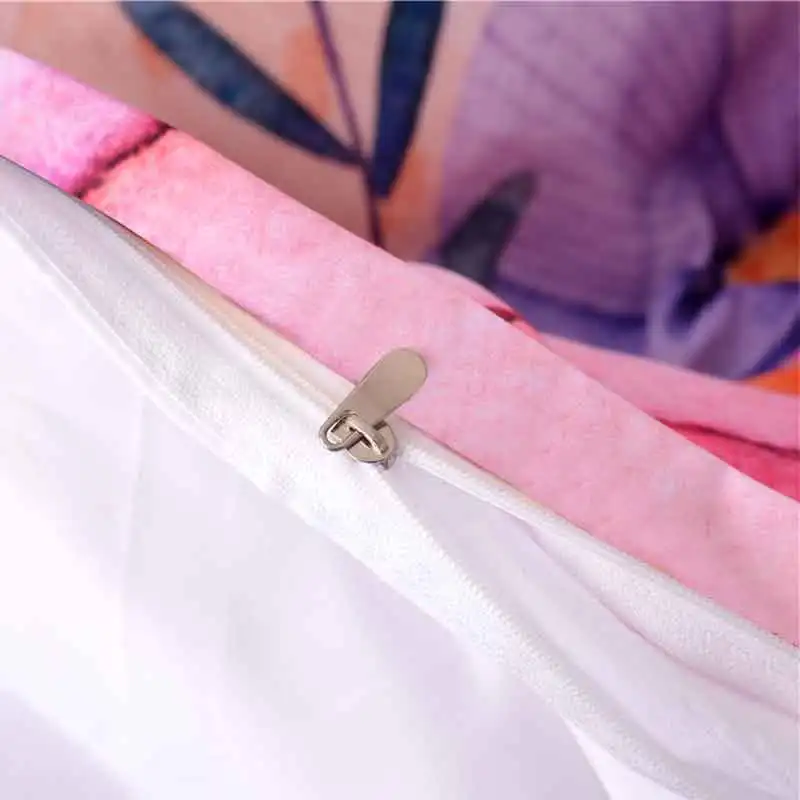 Комплекты постельного белья в виде единорога набор с акварельным принтом цветка