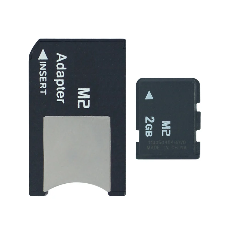 Карта памяти M2 8 ГБ 4 2 1 512 МБ 256 Мб 128 64 карта Micro с адаптером MS PRO DUO|Карты памяти| |