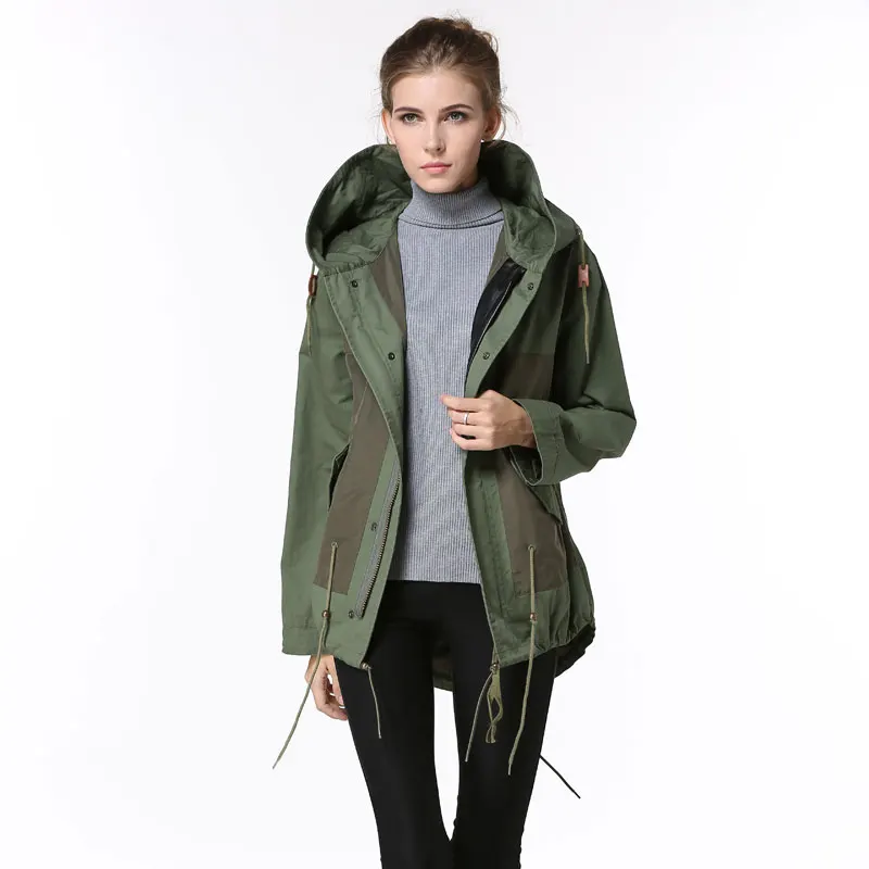 Korean desgin comfortable fashion bomber jacket women spring coats without fur collar hooded jackets | Женская одежда