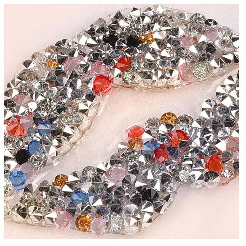 Патчи для одежды с кристаллами и стразами 1 шт. патчи со звездными губами сумки