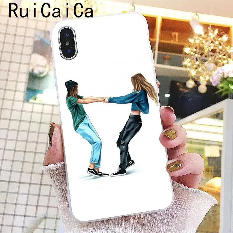 Ruicaica VOGUE Лучший Модный чехол принцессы для девочек и девушек телефона iPhone 8 7 6 6S Plus