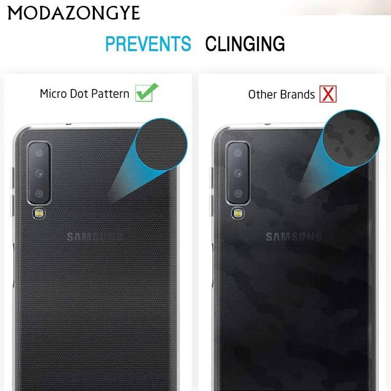 Для Samsung Galaxy A7 2018 силиконовый прозрачный Футляр задняя крышка чехол для телефона