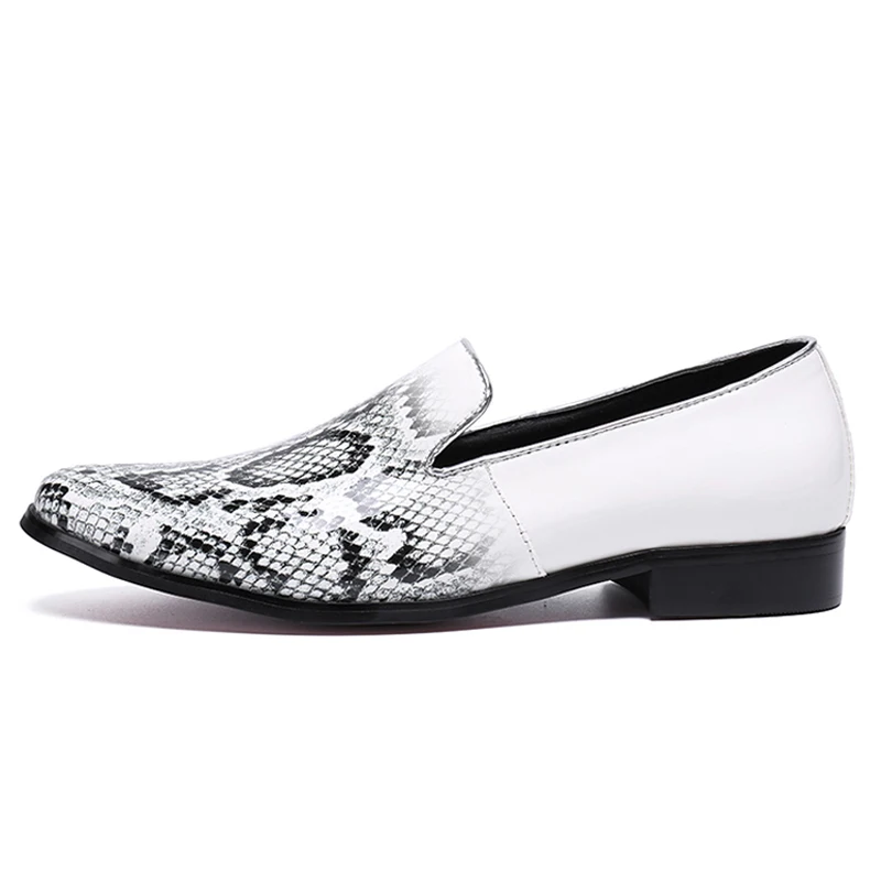 Размера плюс 2018 Роскошные круглый носок без шнуровки мужские мокасины Лоферы