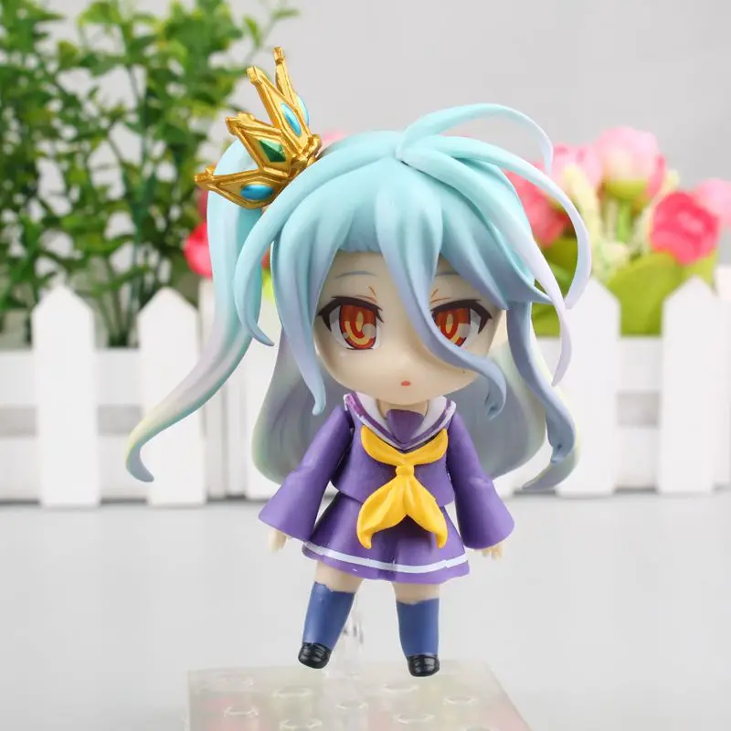 Бесплатная доставка Симпатичные 4 &quotNendoroid нет игры жизни Аниме Сора и Широ в