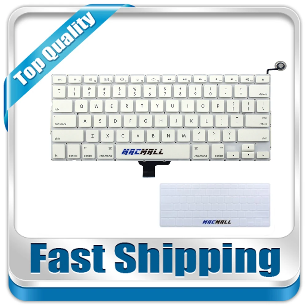 Новая клавиатура A1342 US для Macbook 13 3 &quotбелый цвет MC207 MC516 поздняя 2009 середина 2010