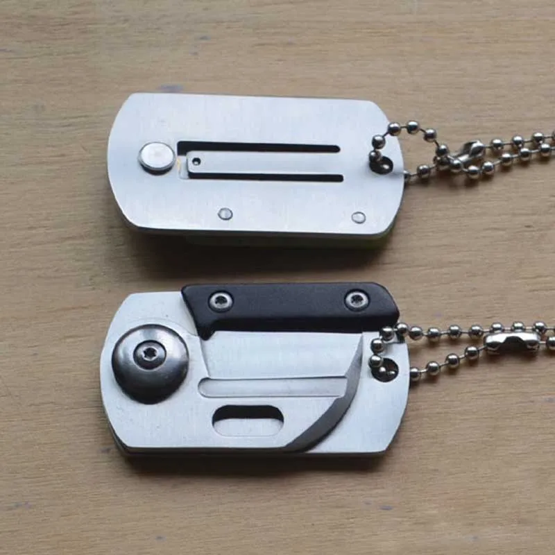 Складной мини-нож для самообороны безопасный нож повседневного использования