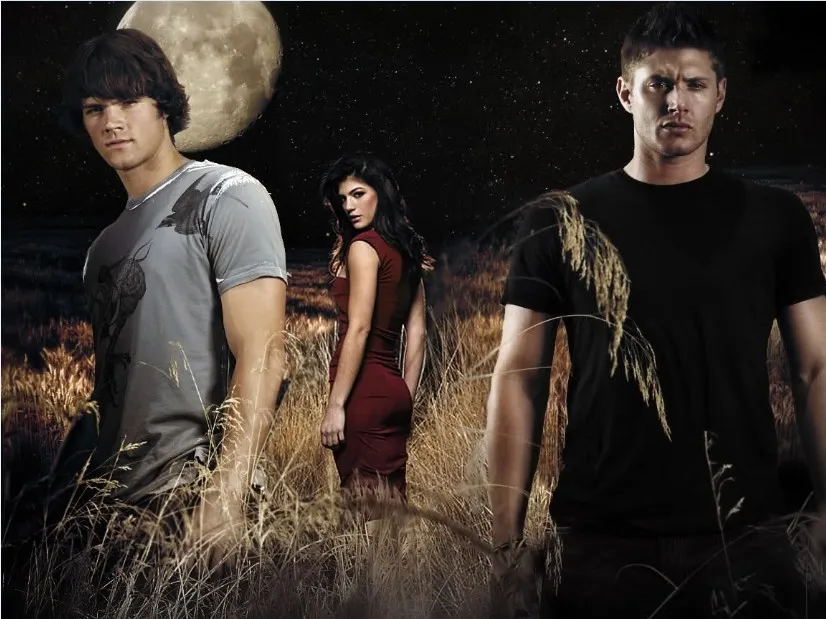 P1064 wall sticker poster Dean Sam and Ruby Supernatural Season 4 US TV Show 40x60cm poster|stickers purchase|sticker jewelrysticker news |