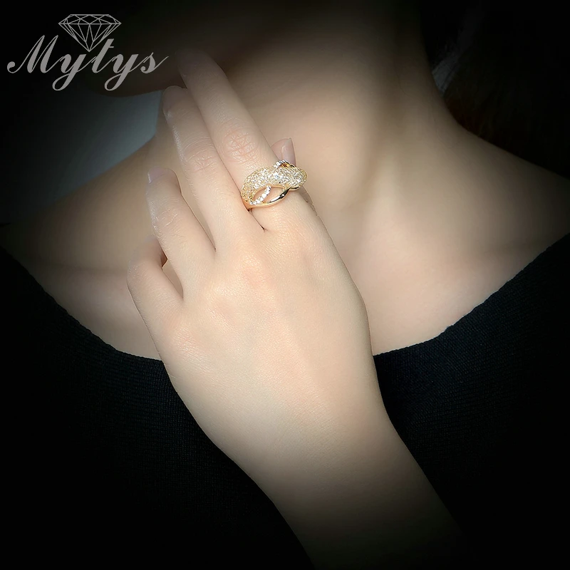 Mytys Новое поступление модных колец женские Украшения Аксессуары в подарок