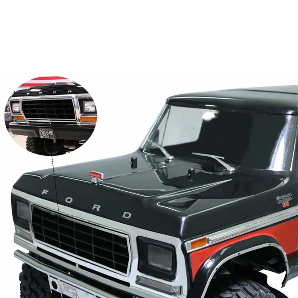 Передняя лицевая решетка для DJ Traxxas TRX4 TRX 4 Ford Bronco металлическая передняя