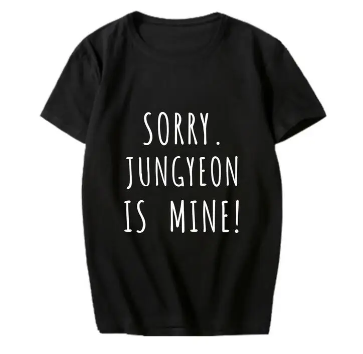 Kpop twice sorry twice is mine member name футболка с круглым вырезом на лето унисекс черная/белая футболка с короткими рукавами на один раз - Цвет: 2