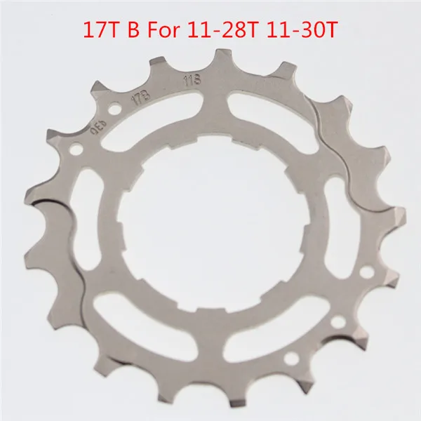 17T B Shimano Ultegra 6800 кассета Звездочка CS-6800 R8000 5800 11 скоростей маховик запчасти замок Кольцо Звездочка колеса - Цвет: 17T B