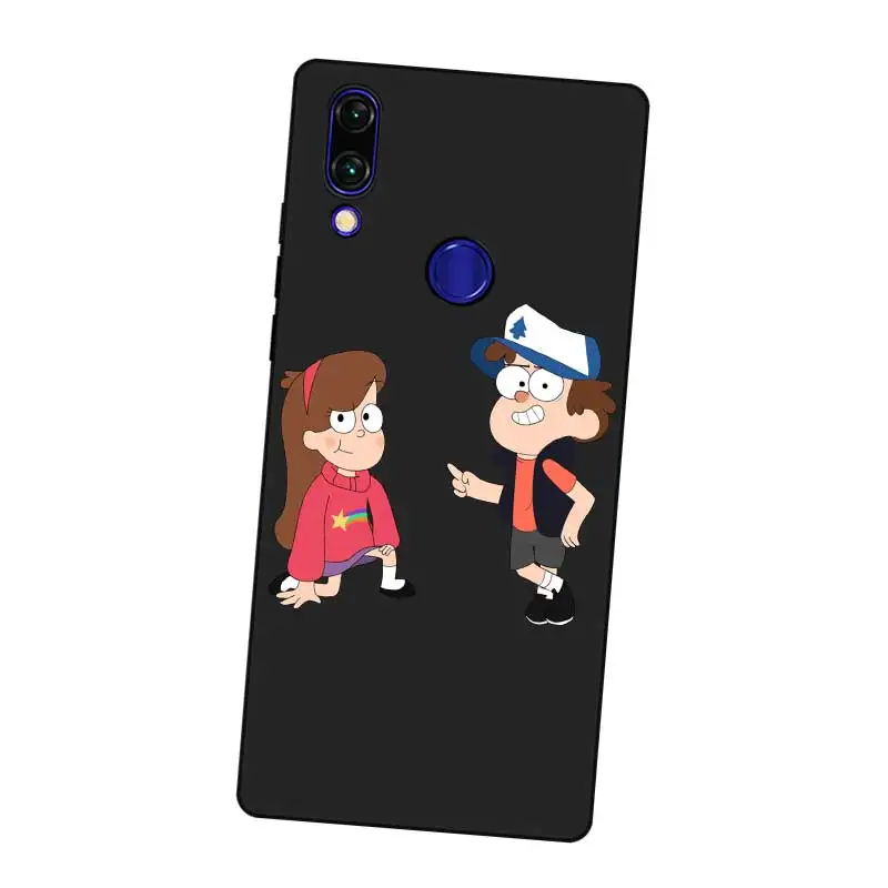 N329 Gravity Falls Hot Black Silicone Case Cover For Xiaomi Redmi Note 3 4 4X 5 5A 6 7 Pro Global |