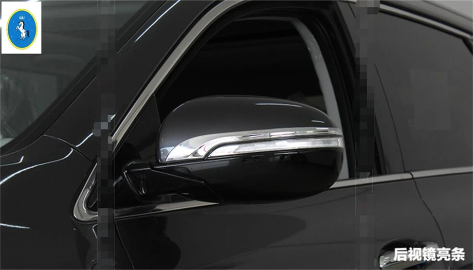 Полоса для боковой двери Зеркала заднего вида Yimaautotrims отделка 2 шт. KIA Sorento 2015-2018