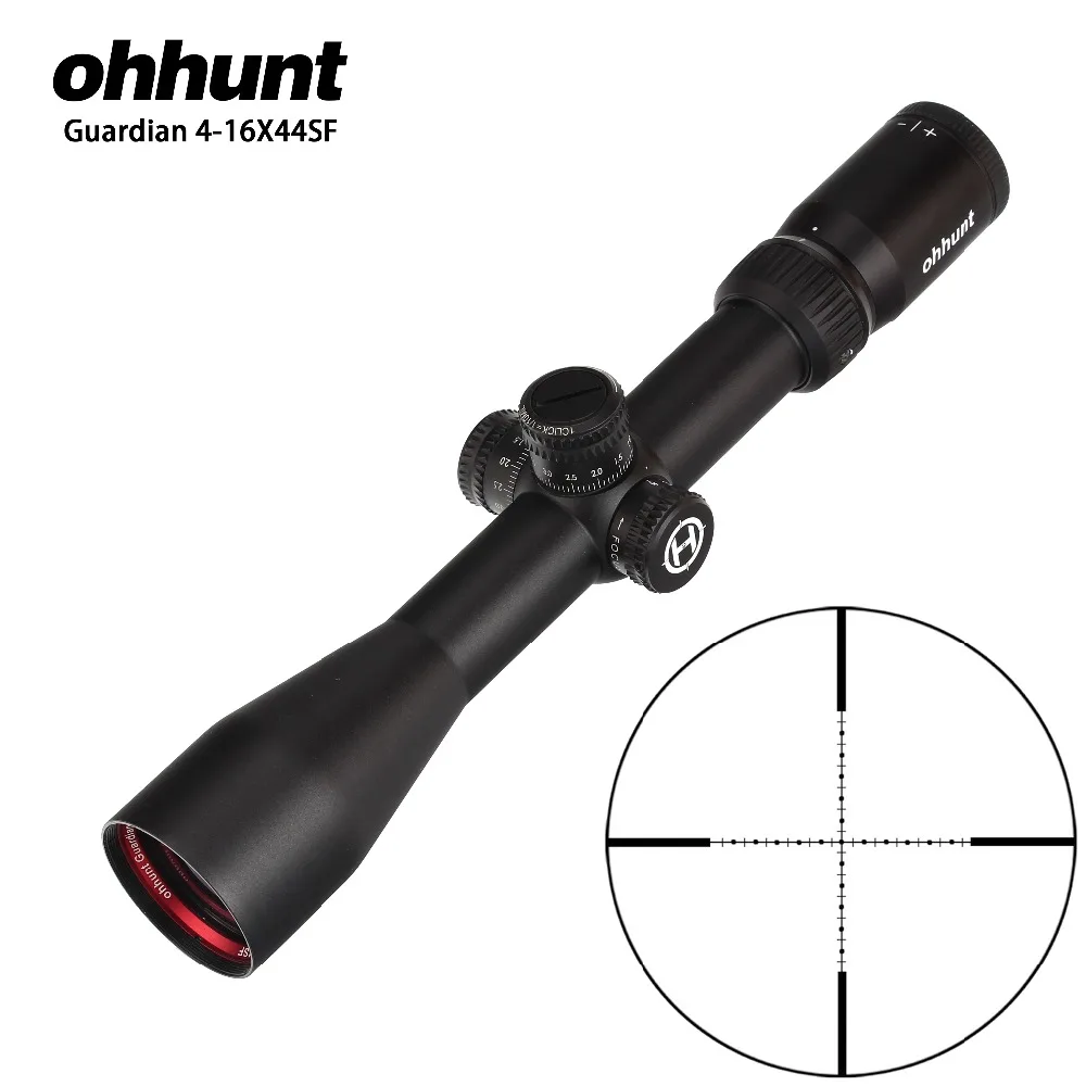 Tactica ohhunt Guardian 4 16X44 SF прицел винтовки Боковая регулировка параллакса тюроты замок