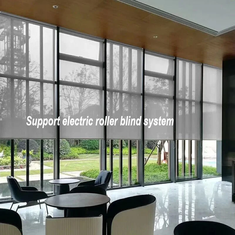 Солнцезащитные светонепроницаемые роликовые жалюзи 99% для гостиной уличные