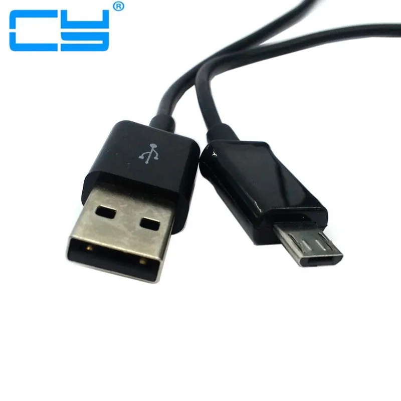 Длинный 9 мм Разъем Белый/Черный Micro USB кабель для зарядки данных Samsung Huawei HTC