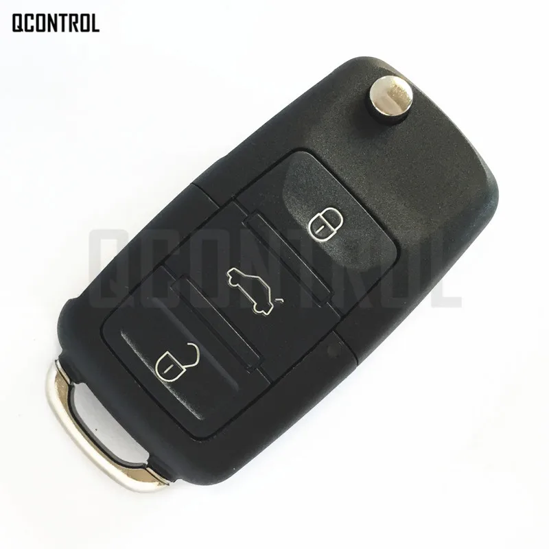 QCONTROL New Car Remote Key DIY for SKODA Octavia II 1K0959753G/5FA009263-10 2004 2005 2006 2007 2008 2009 2010 Flip | Автомобили и