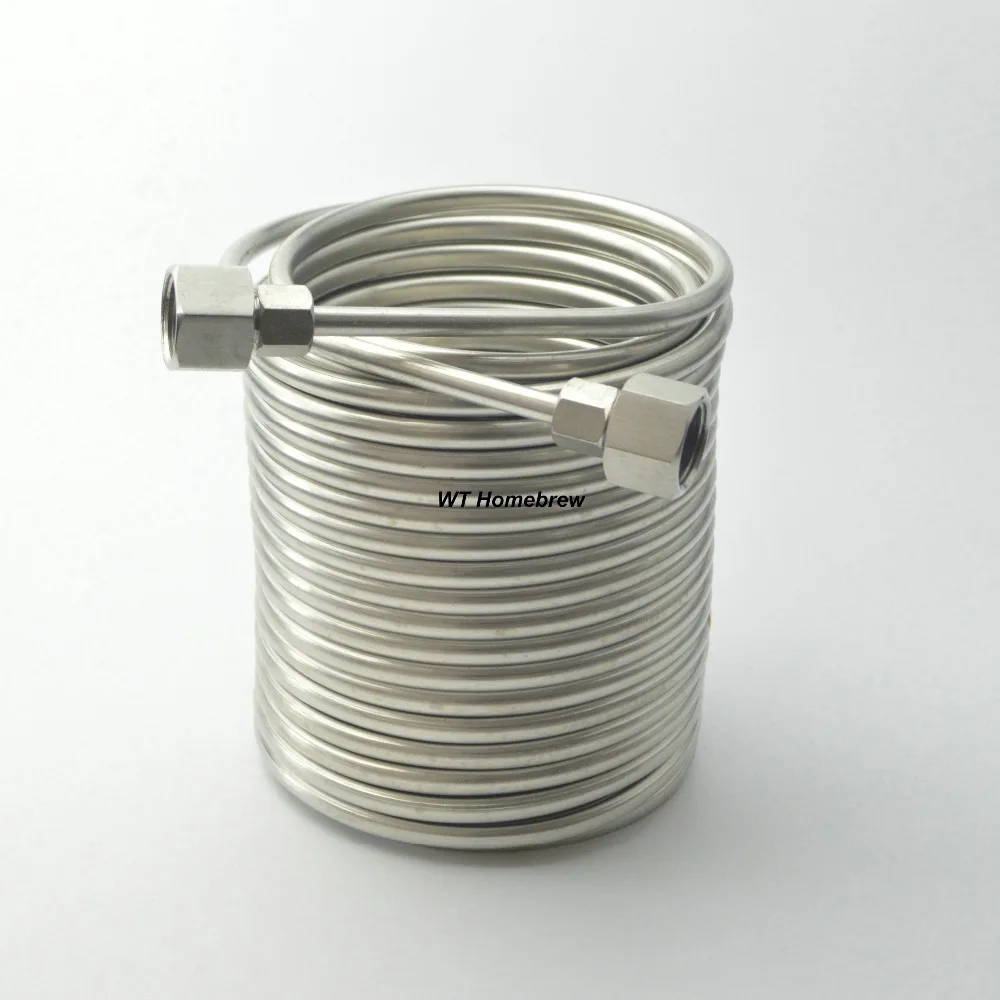 50 'нержавеющая сталь катушка трубка погружения сусла охладитель пива домашний