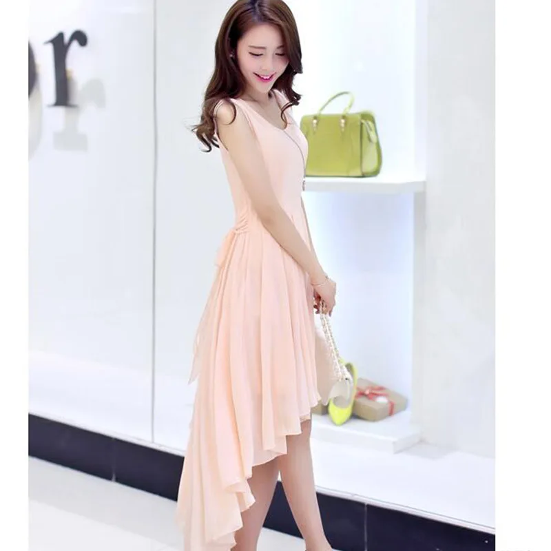 Женское асимметричное платье с ласточкиным хвостом Пляжное длинное в богемном