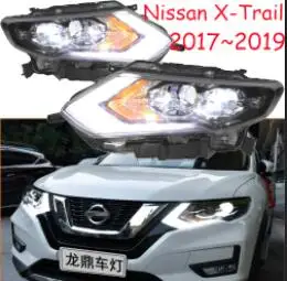 2017 to 2019year 2pcs car Head light For X-Trail Rogue Headlights~/~2016year rogue headlight x trail xtrail DRL HI LO HID xenon - Цвет: 2017 to 2019year