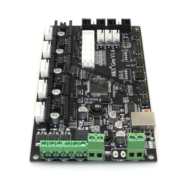 MKS Gen V1.4 3D принтер комплект с RepRap плата + 5 шт. TMC2100 Драйвер USB|Детали и аксессуары для
