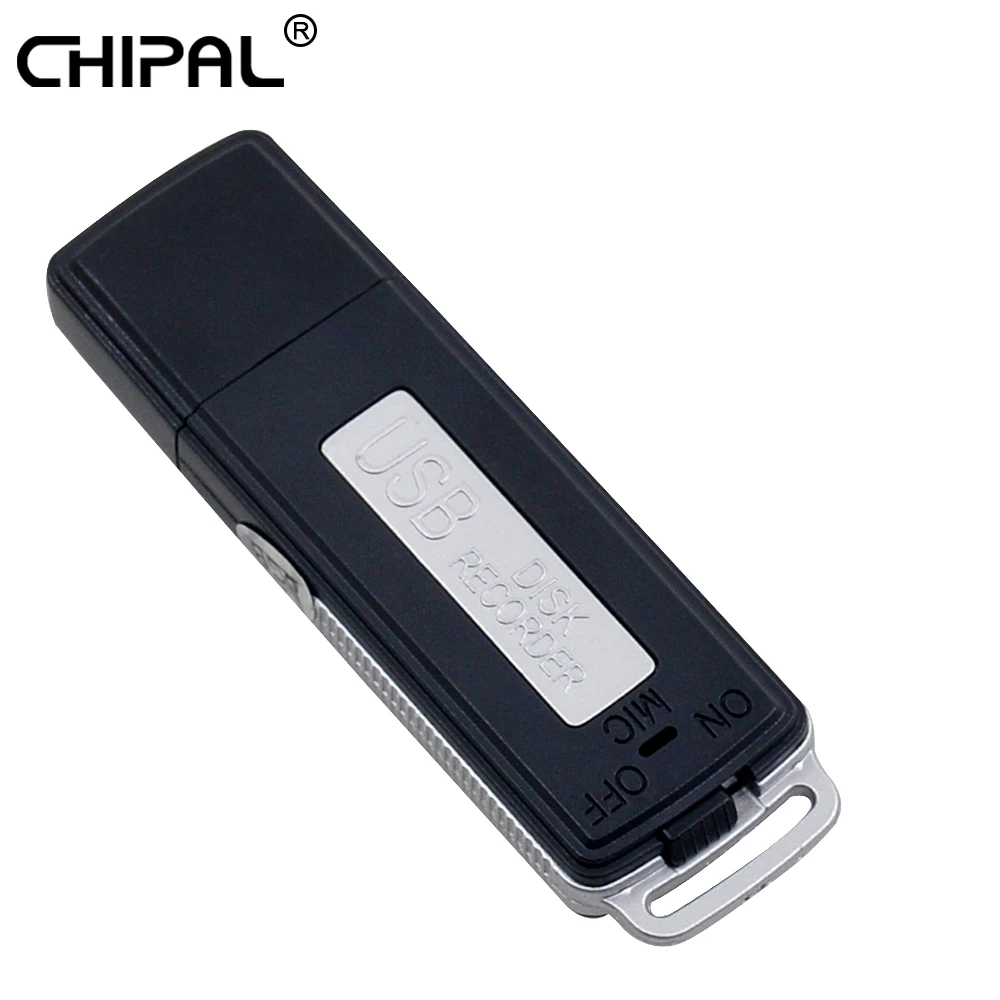 Профессиональный цифровой USB диктофон CHIPAL 8 ГБ мини WAV ручка для записи аудио MP3