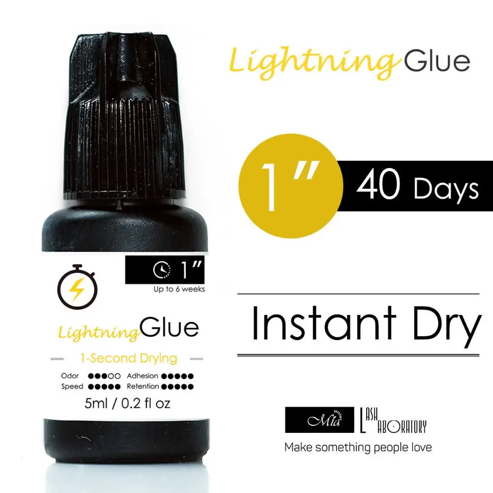 Клей для наращивания ресниц Mia Fast медицинский полуперманентный клей [3 комплекта]