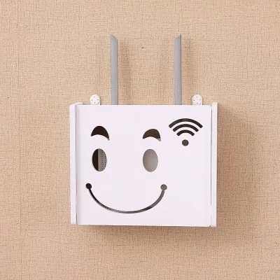 S5 Беспроводная Wi-Fi коробка маршрутизатора деревянная пластиковая настенная полка подвесная вилка доска кронштейн коробка для хранения 3 размера 9 стиль Органайзер - Color: S5