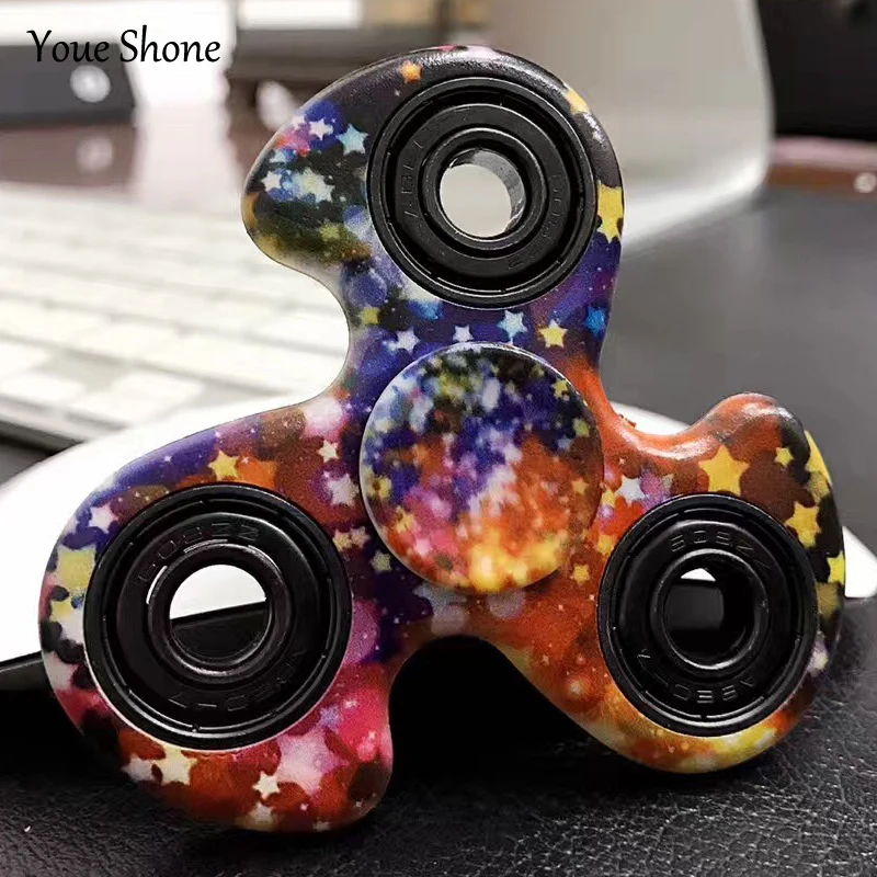10 шт./лот Непоседа Spinner Пластиковые EDC руки plastictoys для детей спиннинг времени 1.5 2.5