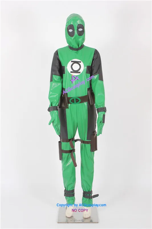 Фильма Дэдпул Рубашки зеленый костюм косплей версия|deadpool cosplay costume|deadpool cosplaycosplay