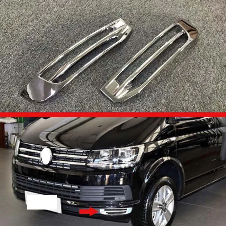 Для VW Volkswagen транспортер (T6) Caravelle 2017 2018 Передняя Нижняя решетка рамка покрытие