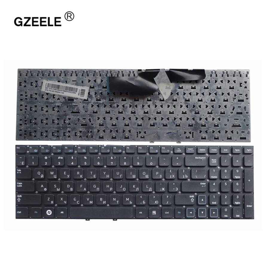 Русская клавиатура для ноутбука Samsung NP 300E5A 300E5C 305E5A NP300E5A 300V5A 305V5A 300E5X RU черная |