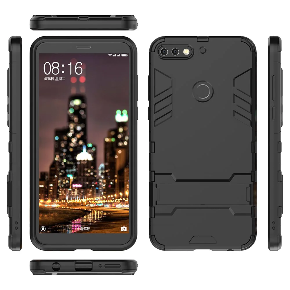 Чехол KONSMART для телефона Huawei Enjoy 8 NOVA 2 LITE Y7 Prime 2018 3 ГБ 32 гибридный жесткий чехол