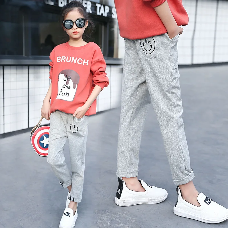 2017 Fall New Girls Children Korean Fashion Trends Personality Leisure Haren Pants | Мать и ребенок