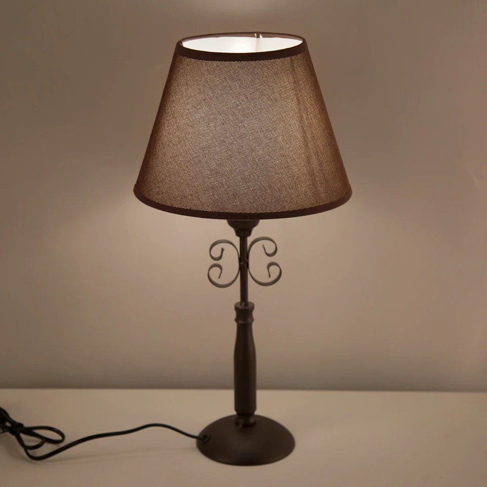 Fashion Table Lamp Black Iron Body Reading Lights Book Light Home Decoration Desk Lighting Living Room Bedroom Study Hotel | Лампы и