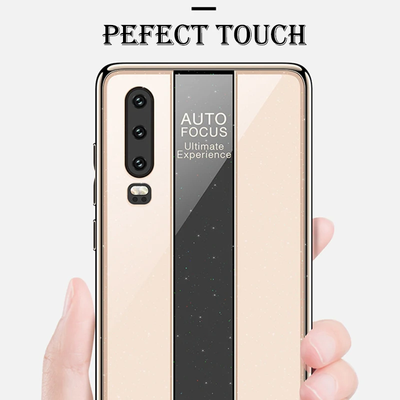 Luxury Hard PC Back Cover Case for Huawei P30 Shockproof P20 Pro Lite Soft Frame Fundas |